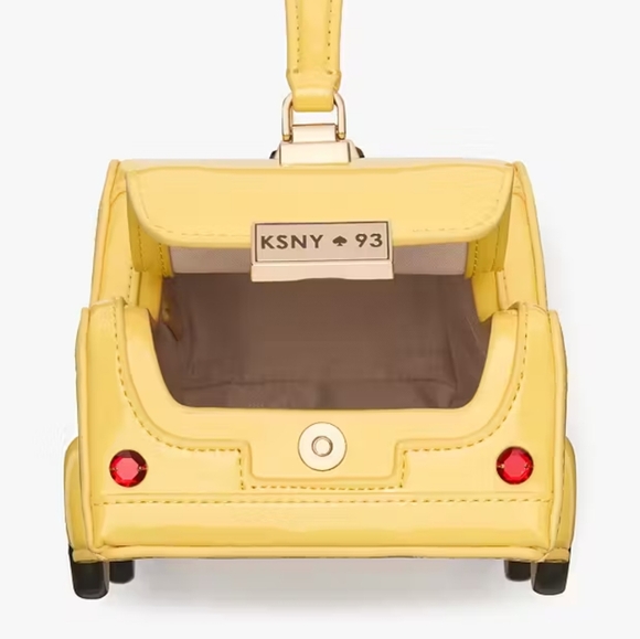 Kate Spade Yellow Taxi Leather Novelty Bag - Picture 4 of 8